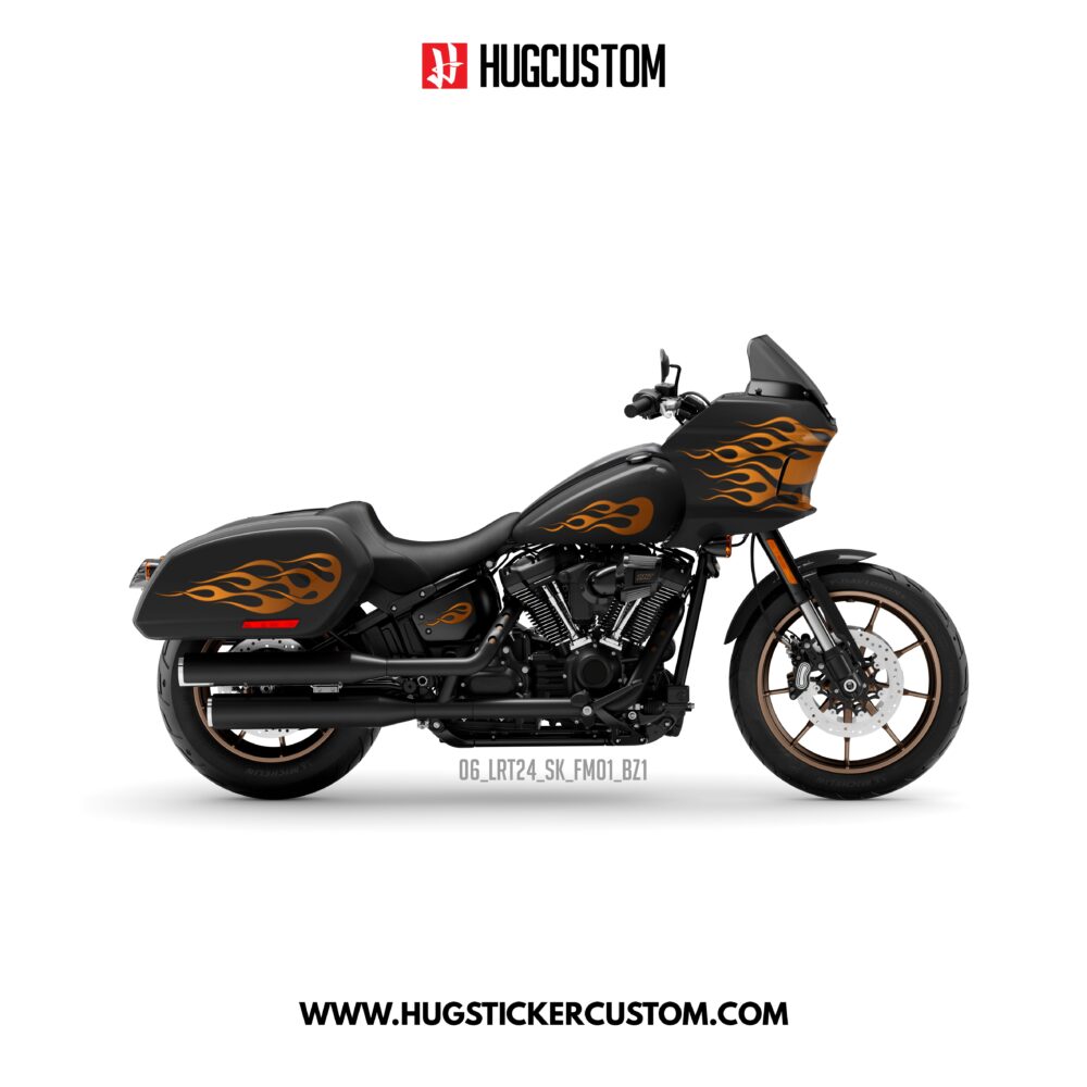 HUGCUSTOM Sticker Kit for Cruiser LRST (FXLRST) (2017-2026) - 'Blaze of Freedom' Design