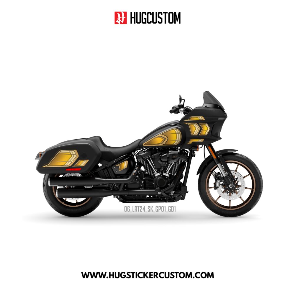 HUGCUSTOM Sticker Kit for Cruiser LRST (FXLRST) (2017-2026) - 'Royal Ember' Design