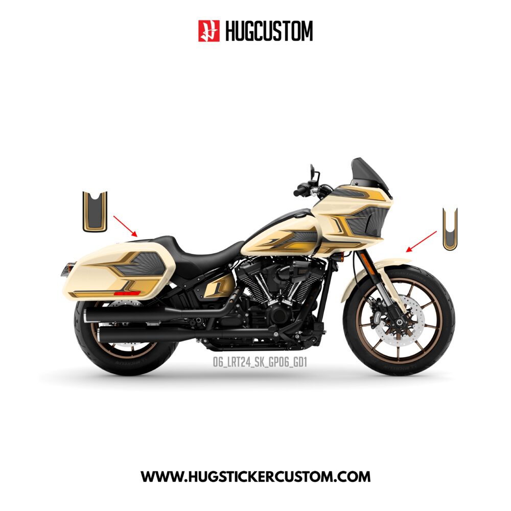 HUGCUSTOM Sticker Kit for Cruiser LRST (FXLRST) (2017-2026) - 'Velocity V.2' Design