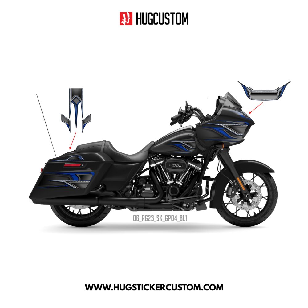 Sticker Kit for Touring RG (FLTRXS/FLTRXST) (2015-2023) - 'Club Style' Design