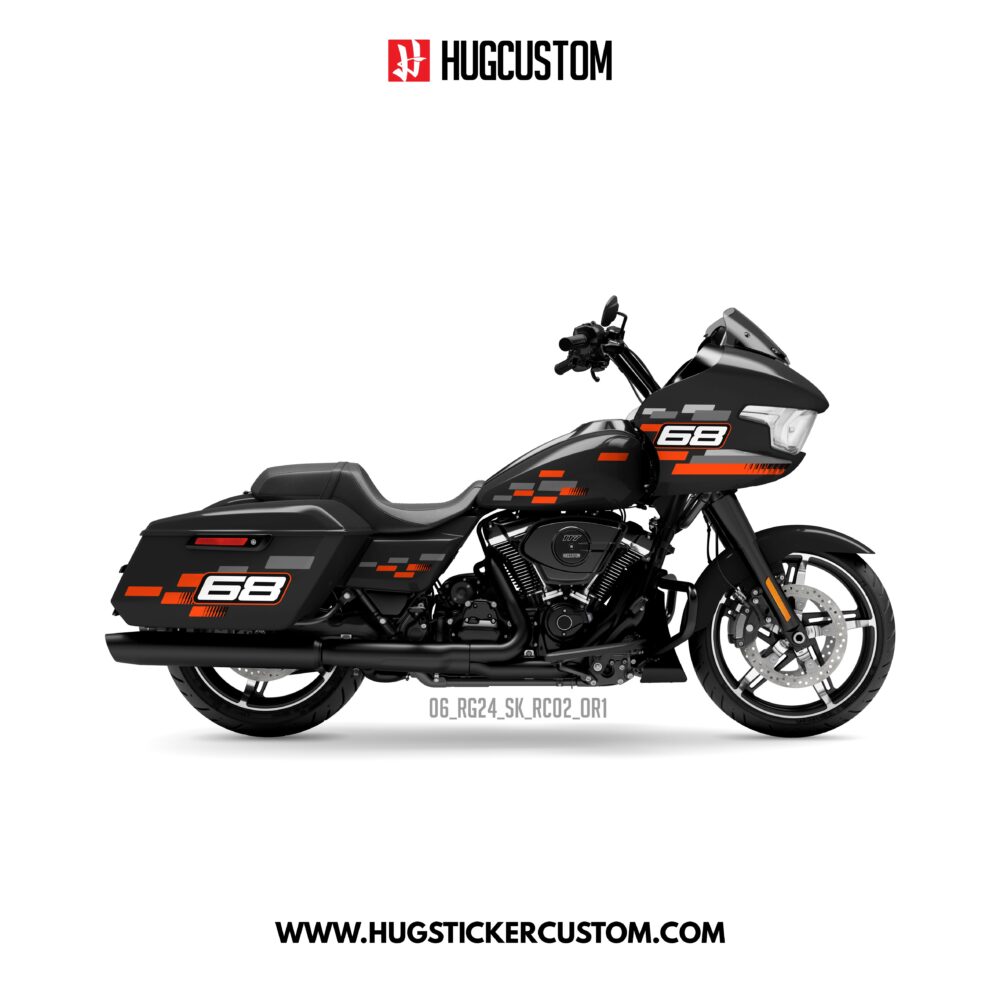 HUGCUSTOM Sticker Kit for Touring RG (FLTRX) (2024-2026) - 'Horizon Speed' Design