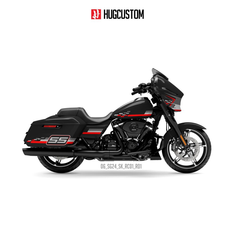 Sticker Kit for Touring SG (FLHX) (2024-2026) - 'High Speed' Design
