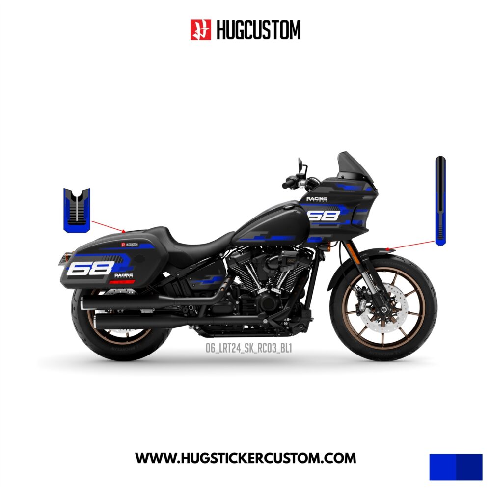 HUGCUSTOM Sticker Kit for Cruiser LRST (FXLRST) (2017-2026) - 'Horizon Speed V.2' Design
