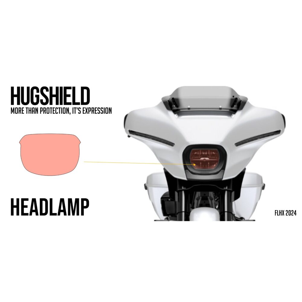 HUGSHIELD™ Headlamp Paint Protection Film for Touring SG (FLHX) 2023-2025