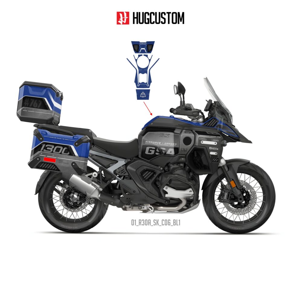R1300GS Adventure 2024-2026 Sticker Kit – 'Danger' Design