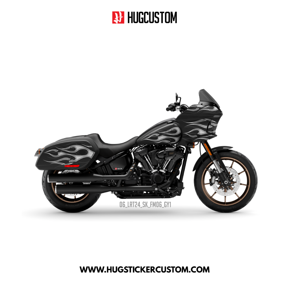 HUGCUSTOM Sticker Kit for Cruiser LRST (FXLRST) (2017-2025) - 'Ember Legacy' Design