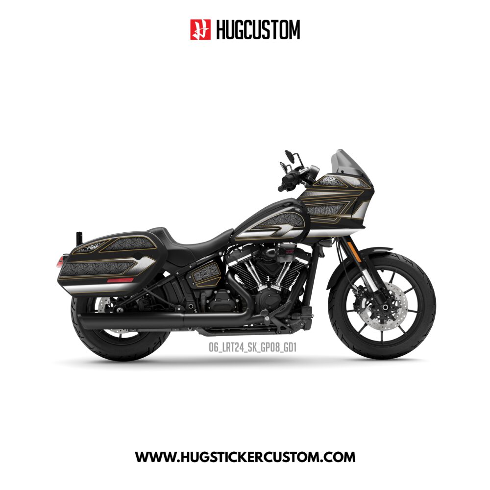 HUGCUSTOM Sticker Kit for Cruiser LRST (FXLRST) (2017-2025) - 'High Roller' Design