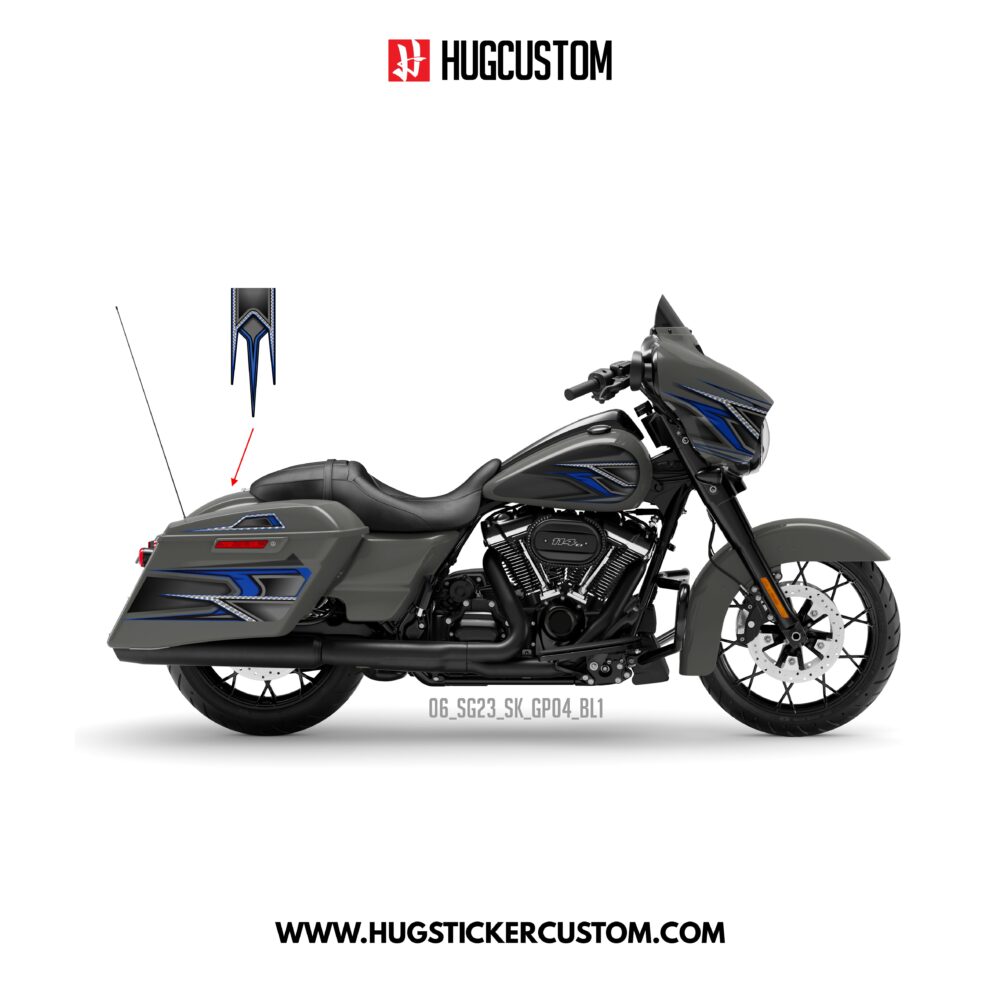 Sticker Kit for Touring SG (FLHXS/FLHXST) (2015-2023) - 'Club Style' Design
