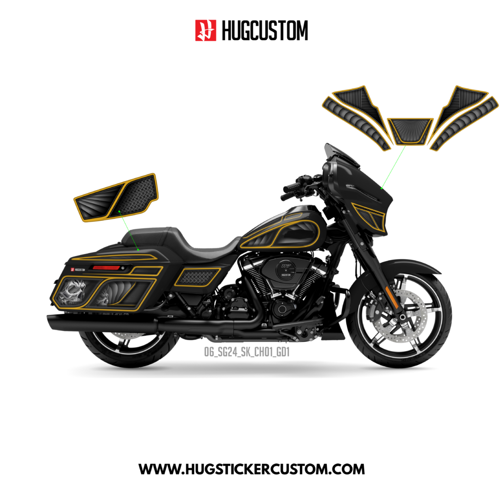 Sticker Kit for Touring SG (FLHX) (2024-2026) - 'Chicano' Design