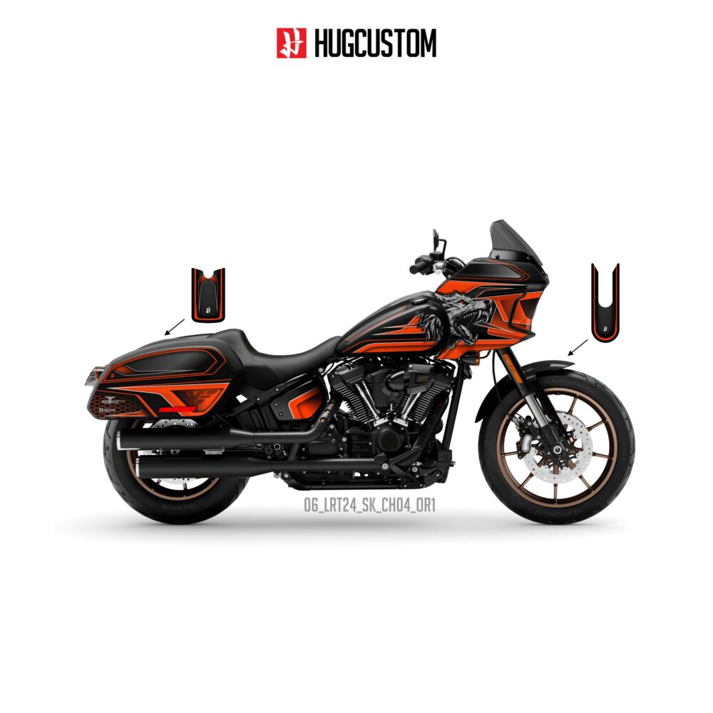 Sticker Kit for Cruiser LRST (FXLRST) (2017-2026) - 'Wolf' Design