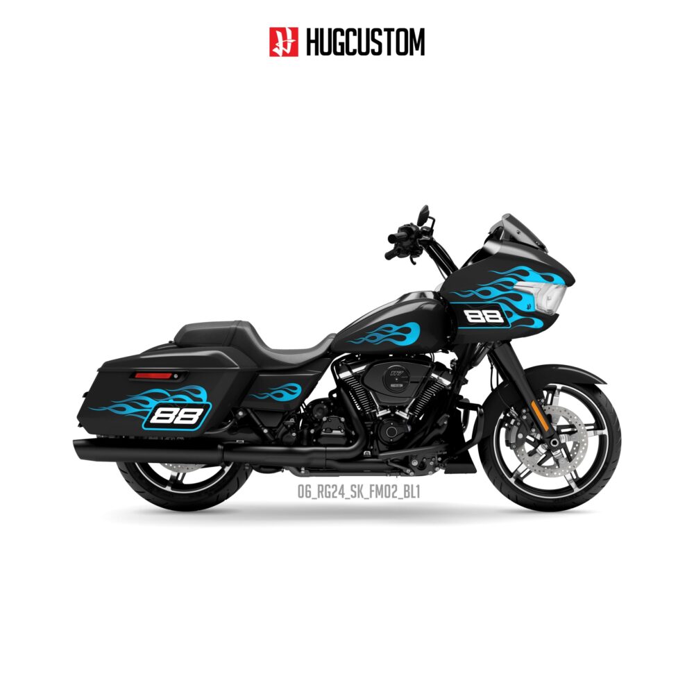 Sticker Kit for Touring RG (FLTRX) (2024-2026) - 'Flame Racing' Design