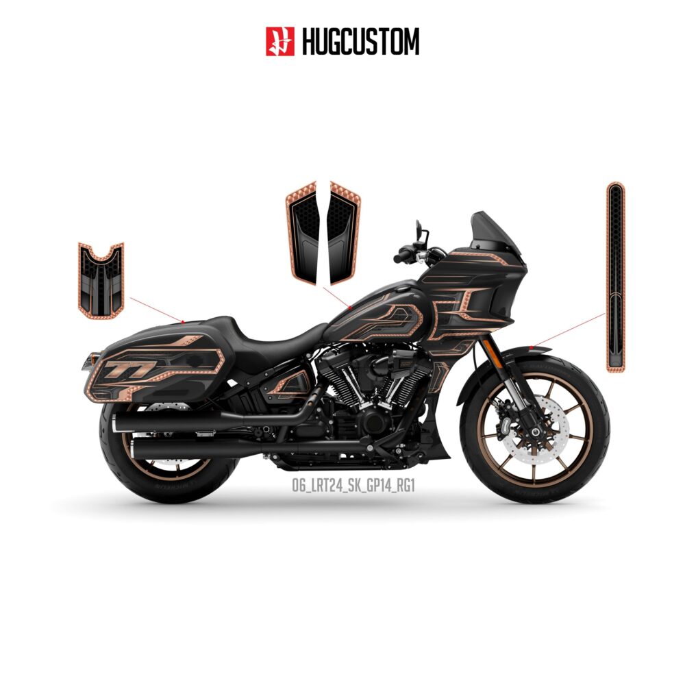 Sticker Kit for Cruiser LRST (FXLRST) (2017-2026) - 'BLACKMAN' Design