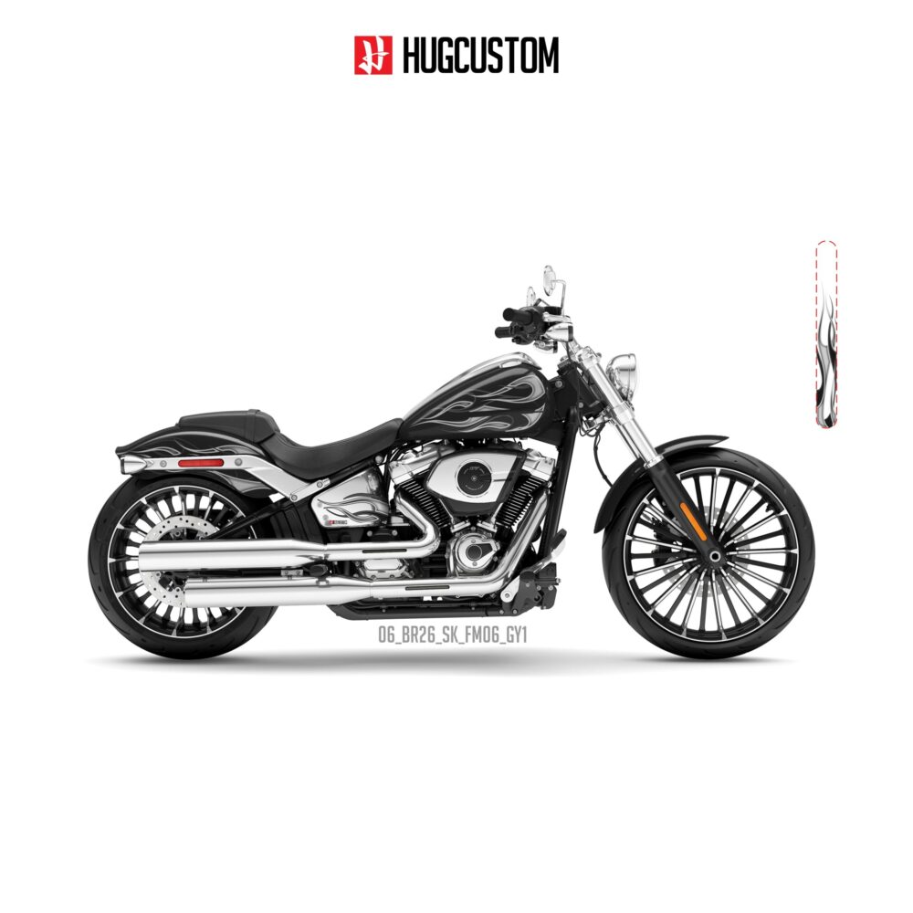 Sticker Kit for Cruiser BR (FXBR) (2024-2026) - 'Ember Legacy' Design