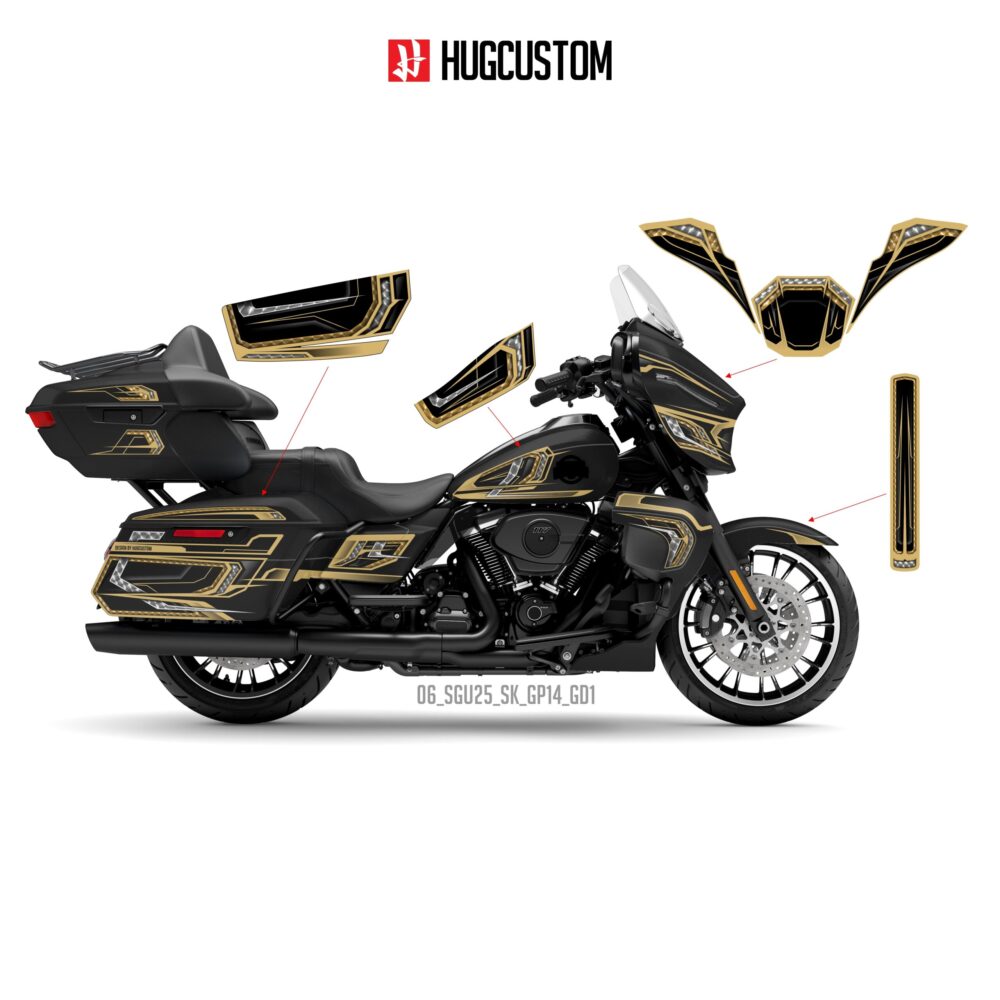 Sticker Kit for Touring SGL (FLHXL) (2026) - 'BLACKMAN' Design